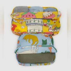 NWT BAGGU Large Packing Cube Set in Still Life